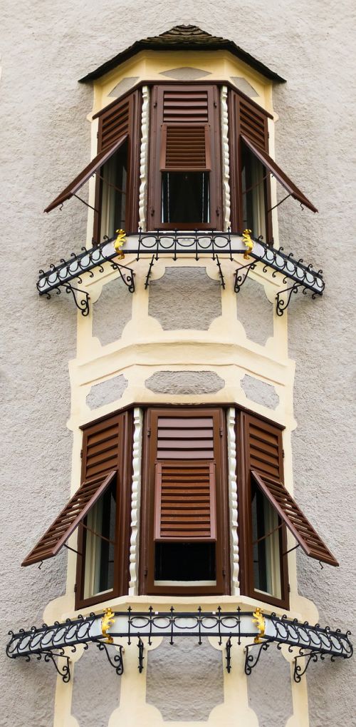 architecture window facade