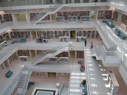 architecture city library stuttgart
