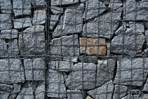 architecture fence stones