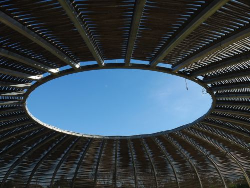 architecture wood sky