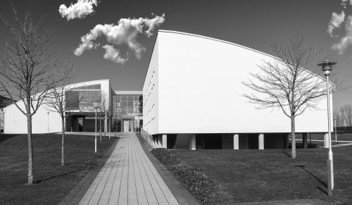 architecture modern black and white