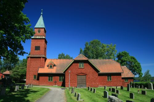 architecture wooden church sweden