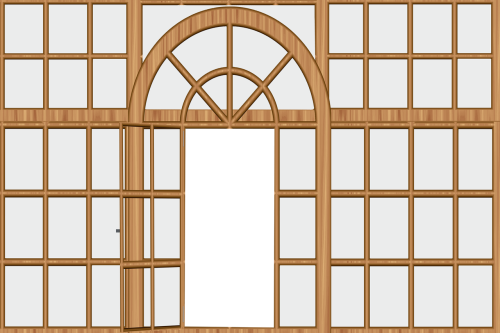 architecture window door