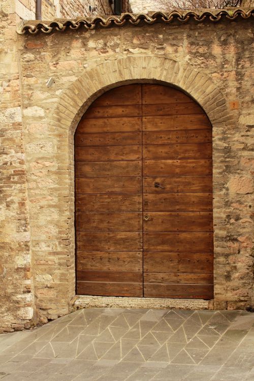 architecture door wood