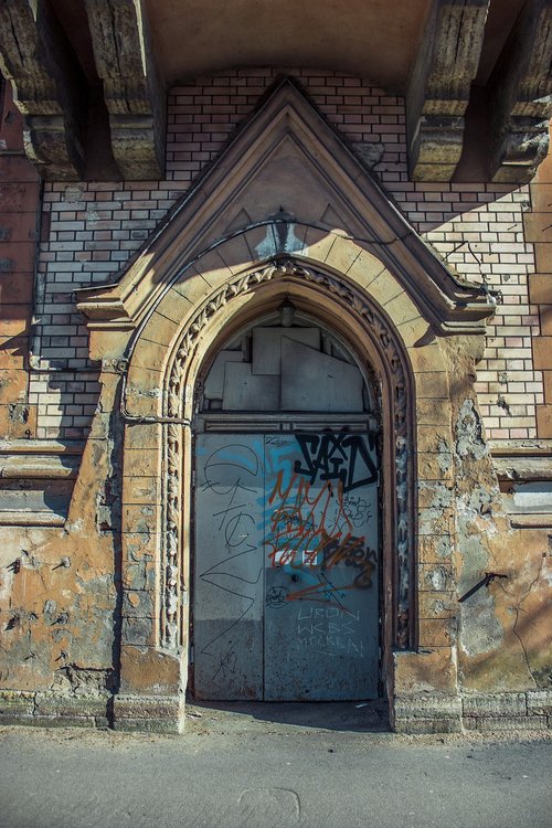 architecture  old  door