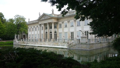architecture  building  lazienki palace