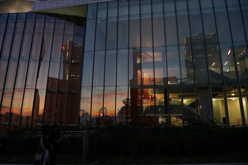 architecture  city  evening sky