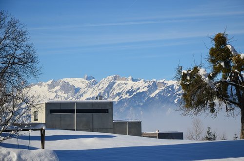 architecture  snow  mountain