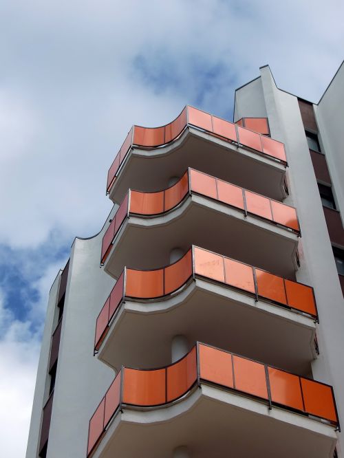 architecture balconies skyscraper