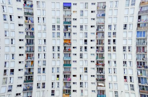 architecture facade balconies