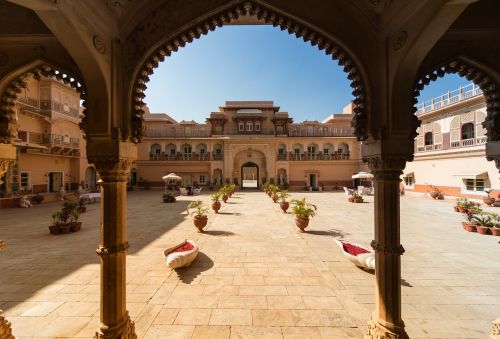 architecture chomu-palace rajasthan