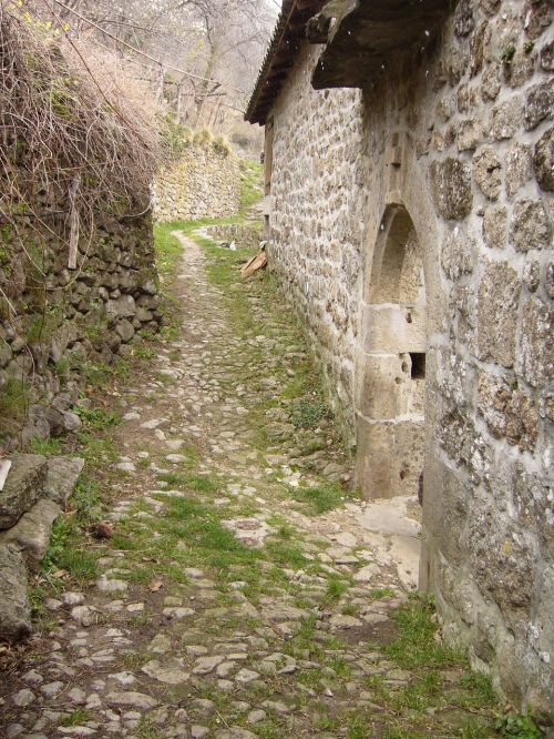 ardeche france isolated house