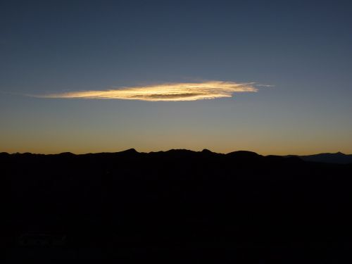 argentina desert sunset