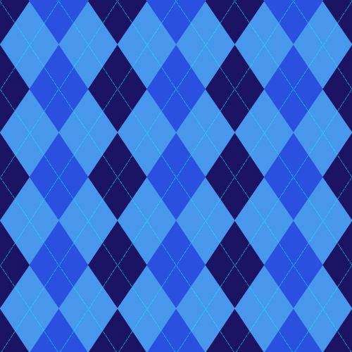 Argyle Pattern Blue Seamless