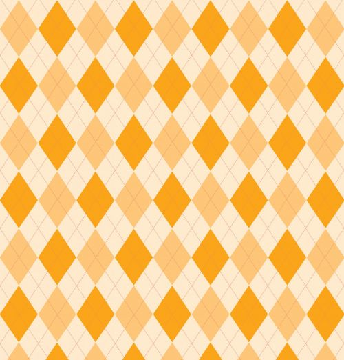Argyle Pattern Orange Shades