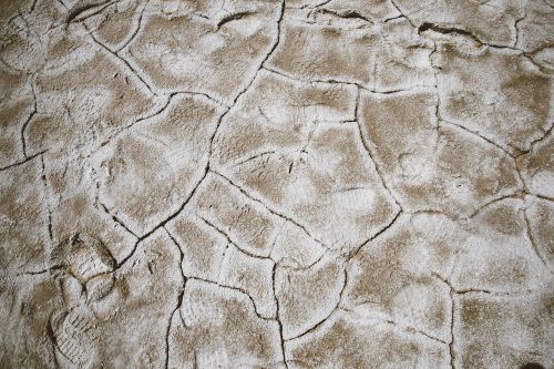 arid barren cracks