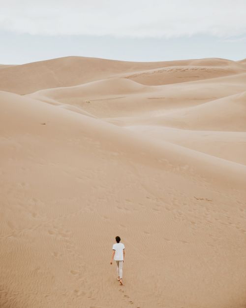 arid barren desert