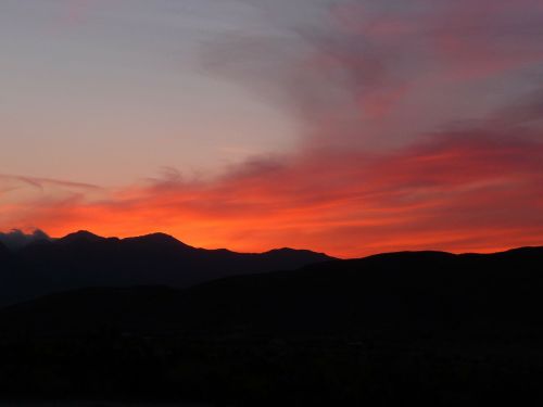 arizona sunset red sky