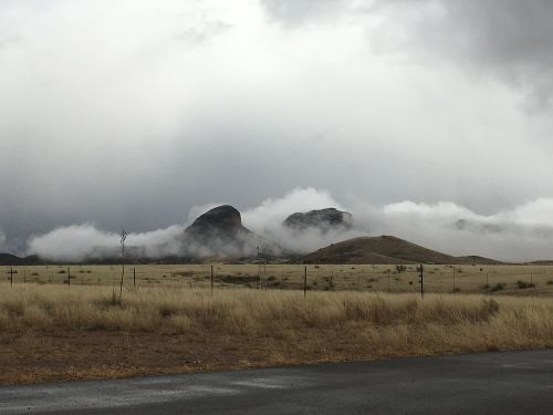 arizona landscape clouds