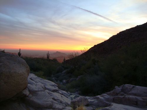 arizona sunset outdoors