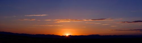 Arizona Sunrise Panorama