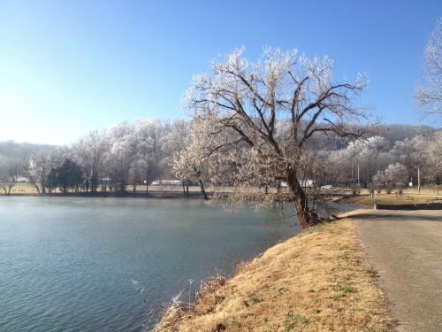 arkansas lake winter