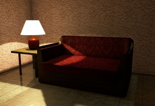 armchair sofa lamp