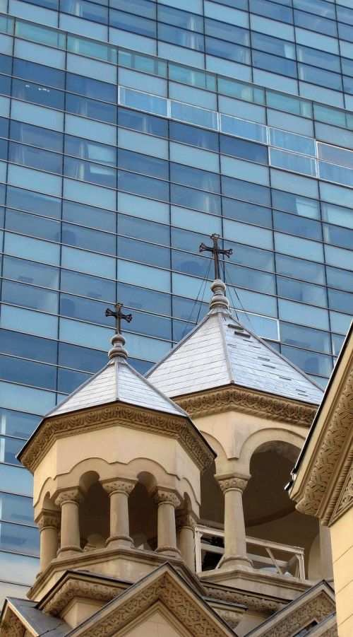 armenian church tower building religion