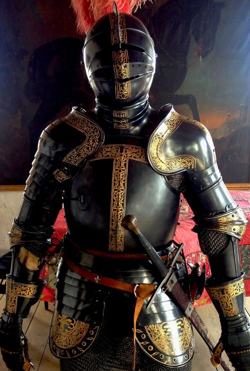 armor sword combat helmet