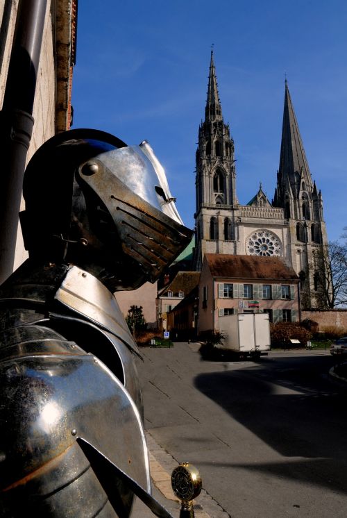 armor medieval cathedral