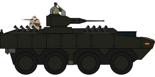 armoured army carrier