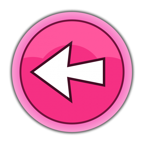 arrow left pink