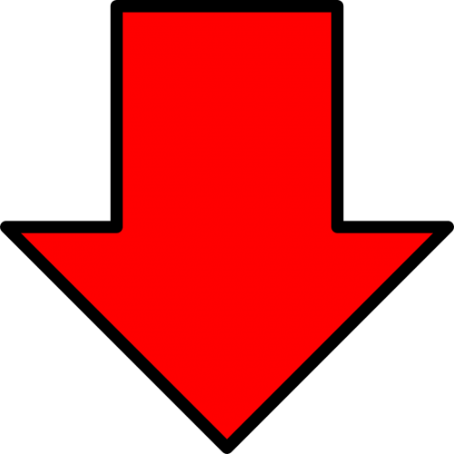 arrow down red