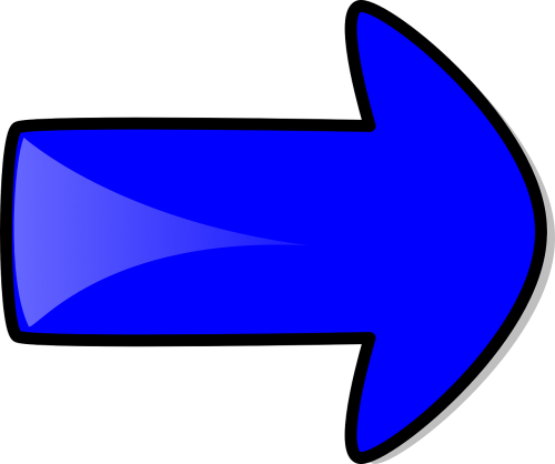 arrow right blue