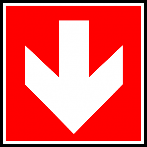 arrow direction down