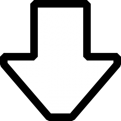 arrow down symbol
