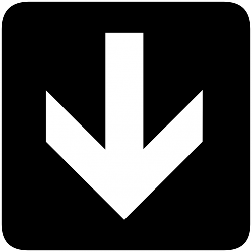 arrow down direction