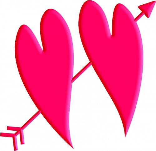 Arrow Hearts Clip Art