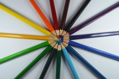 art pens colorful