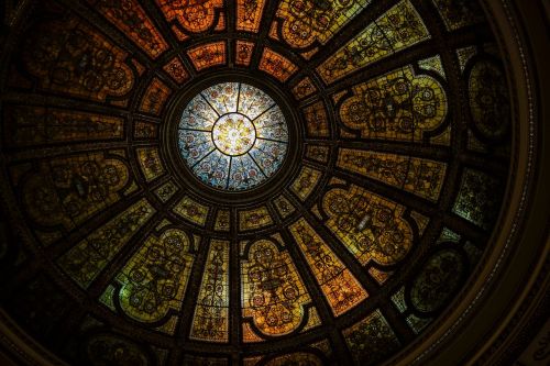 art ceiling dome