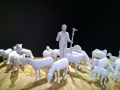 art sculpture sheep