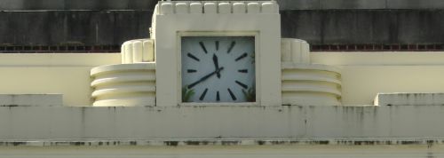 Art Deco Building Clock