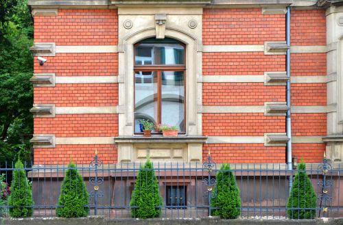 art nouveau window wall