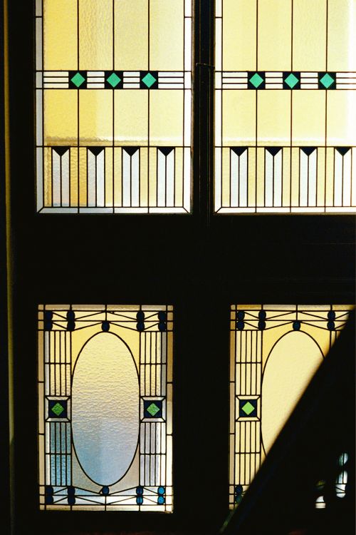 art nouveau window architecture