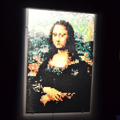 Art Of The Brick. Mona Lisa.