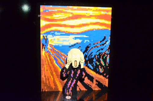 Art Of The Brick. The Scream.