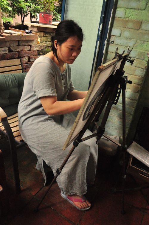 artist artist at work chinese artist