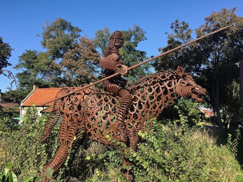 artwork statue horse