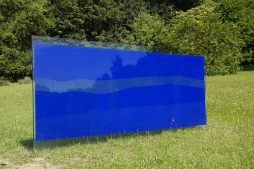 artwork blue mirroring
