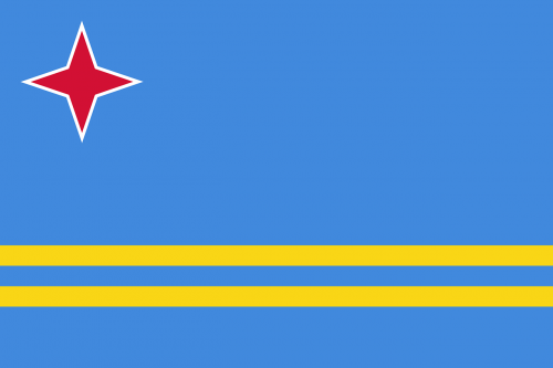 aruba flag national flag